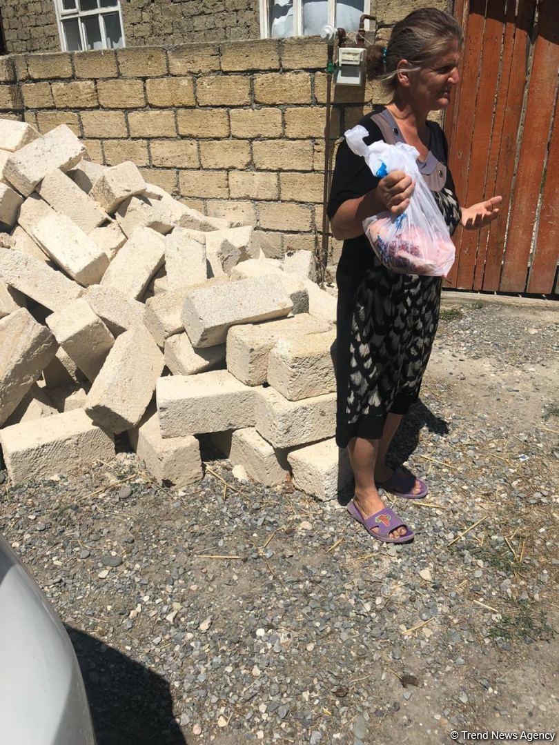 Deputat Sevil Mikayılovanın təşəbbüsü ilə Xudat sakinlərinə Qurban sovqatları paylanılıb