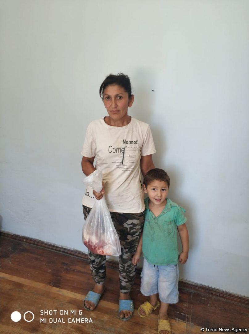 Deputat Sevil Mikayılovanın təşəbbüsü ilə Xudat sakinlərinə Qurban sovqatları paylanılıb
