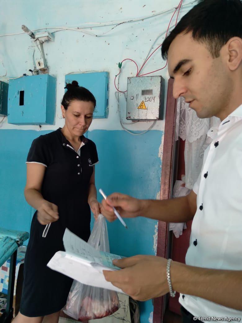 Deputat Sevil Mikayılovanın təşəbbüsü ilə Xudat sakinlərinə Qurban sovqatları paylanılıb