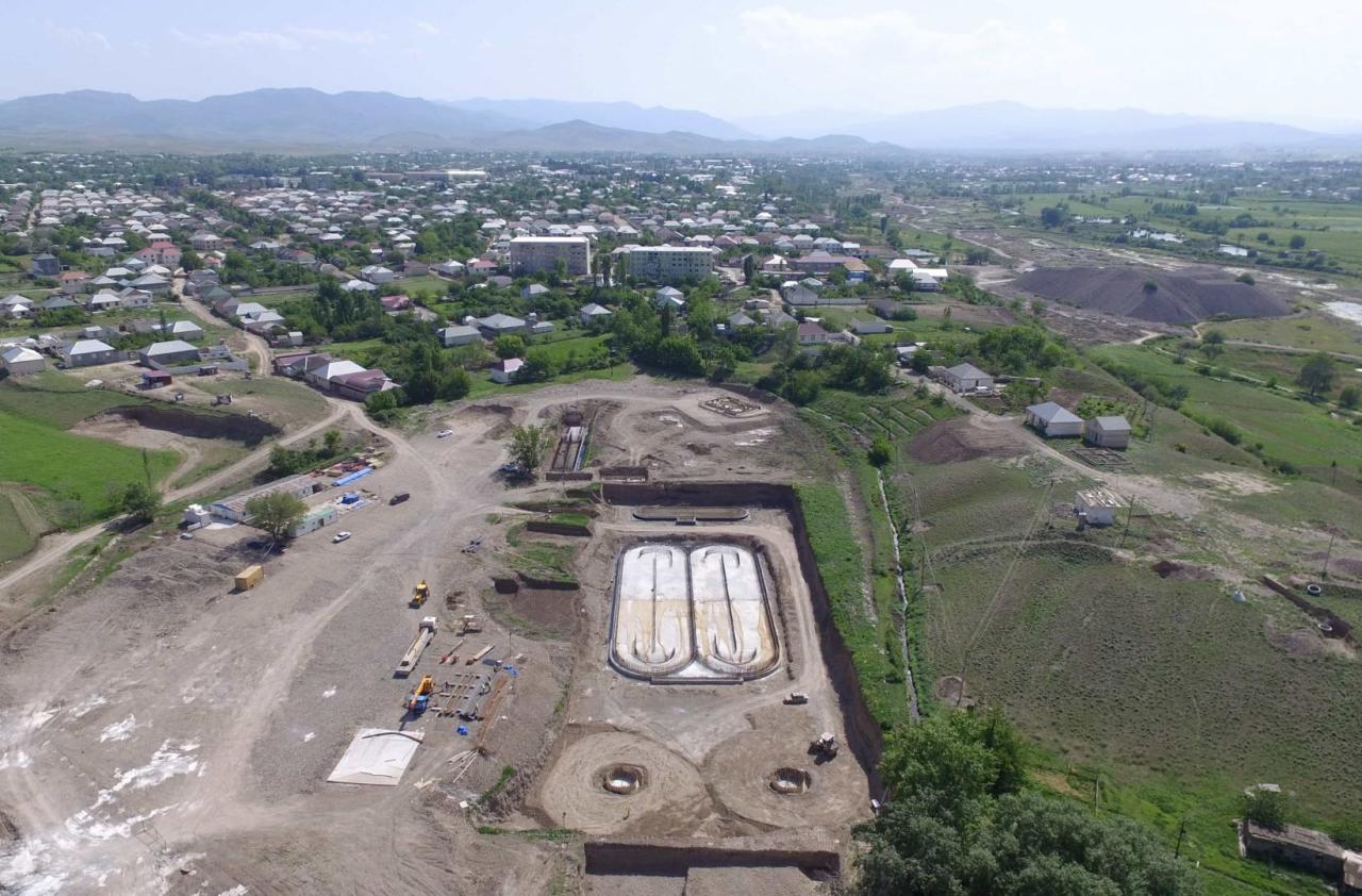 В Газахе устраняется проблема в связи с питьевой водой и канализацией