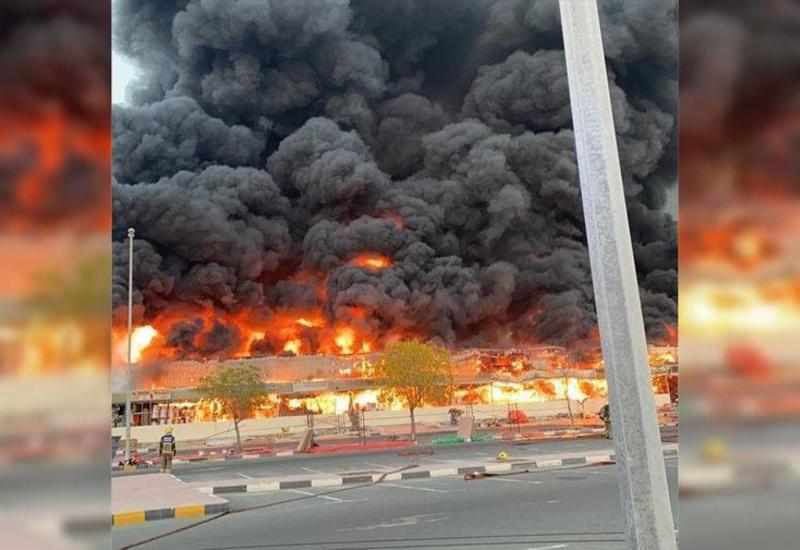 В ОАЭ горит один из крупнейших рынков страны