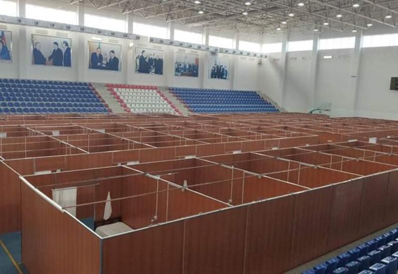 Говсанский олимпийский спортивный комплекс сдан в эксплуатацию как больница модульного типа
