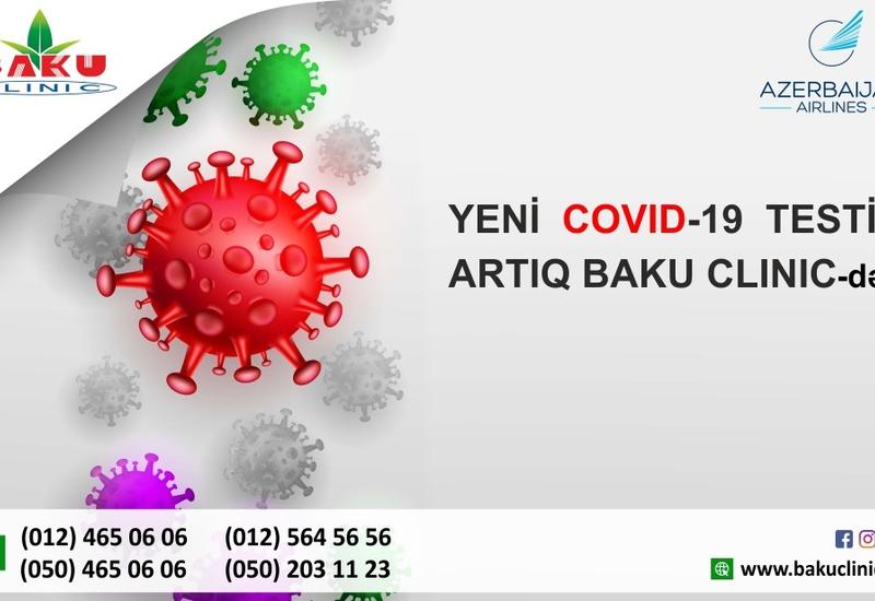 Baku Clinic yeni Covid-19 testini hava limanlarına təqdim edilməsi üçün müayinələrə başlamışdır (R)