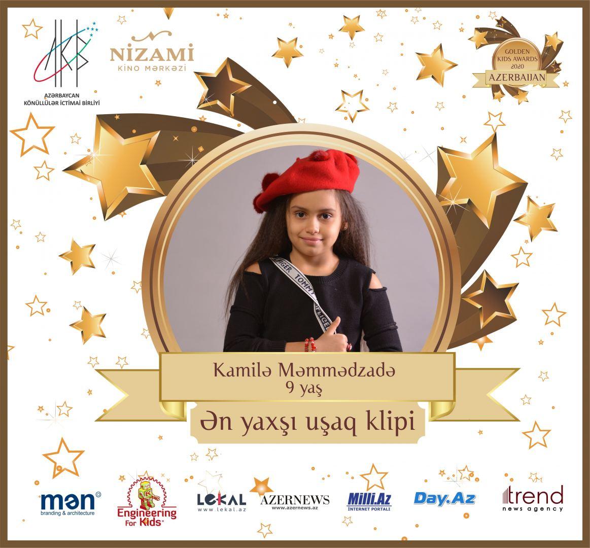 Церемония награждения Azerbaijan Golden Kids Awards 2020 пройдет в онлайн-формате