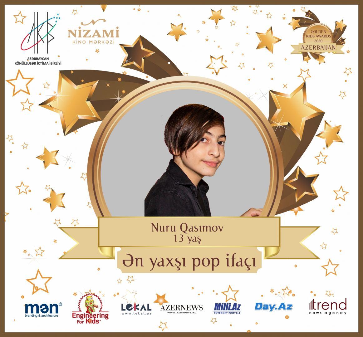 Церемония награждения Azerbaijan Golden Kids Awards 2020 пройдет в онлайн-формате