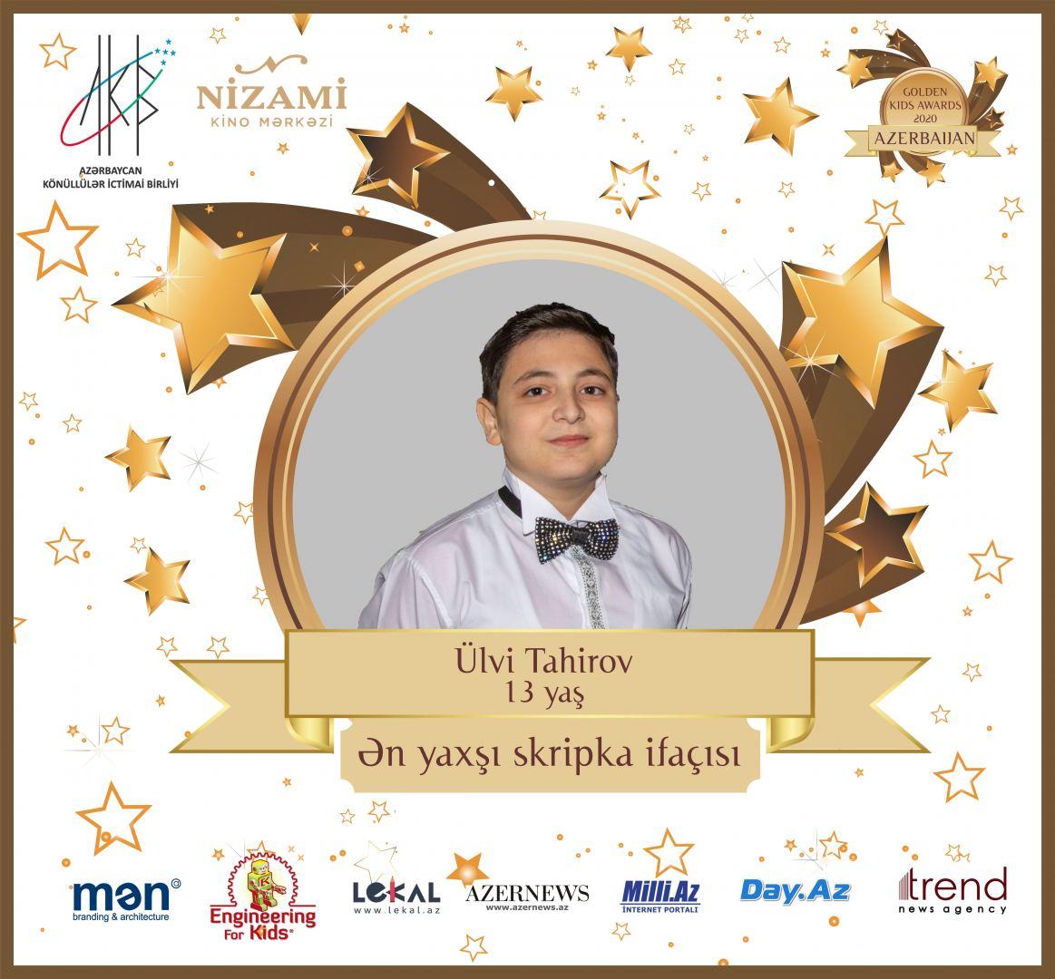 Церемония награждения Azerbaijan Golden Kids Awards 2020 пройдет в онлайн-формате