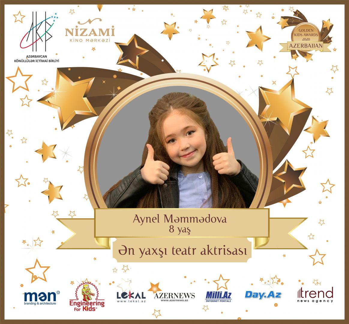 Церемония награждения Azerbaijan Golden Kids Awards 2020 пройдет в онлайн-формате