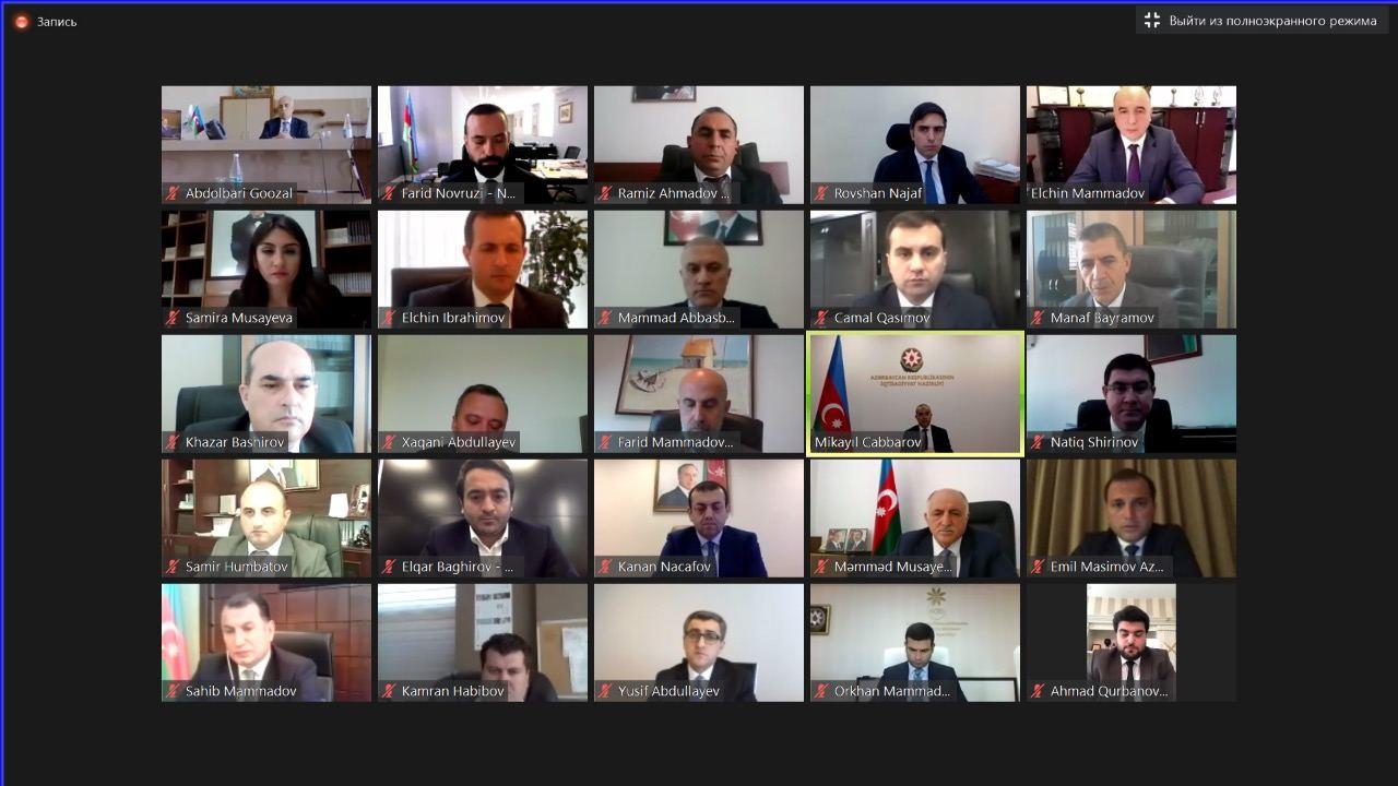 Микаил Джаббаров провел онлайн-встречу с предпринимателями