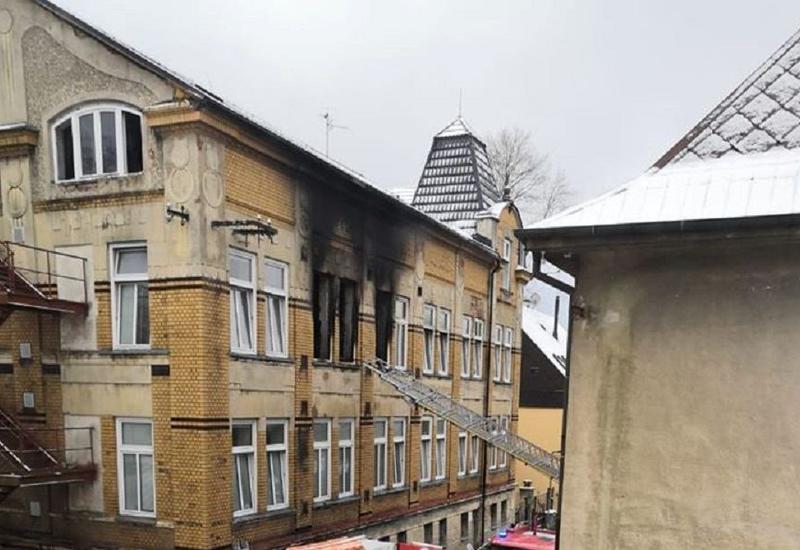 Пожар в жилом доме в Чехии