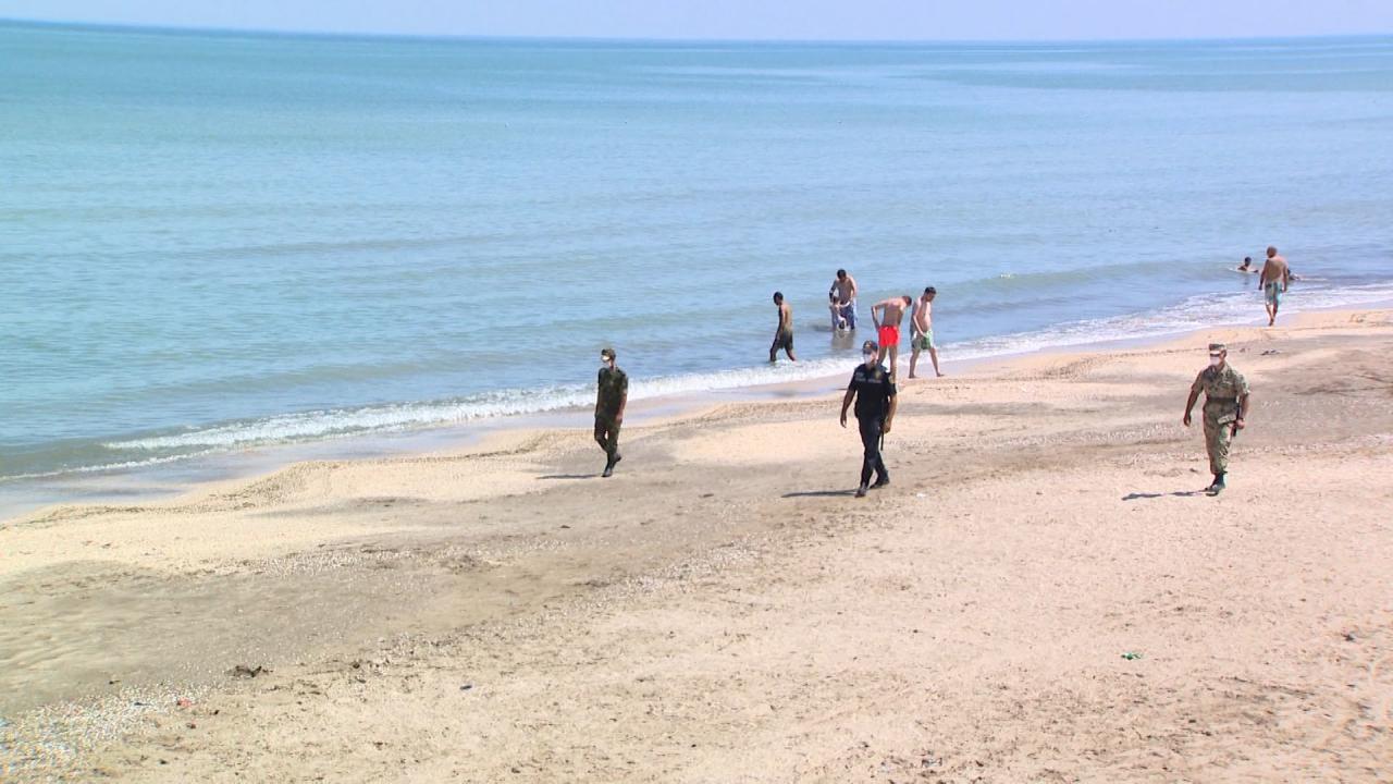 Sumqayıtda çimərliklərdə karantin qaydalarını pozan şəxslərə qarşı reydlər keçirilir