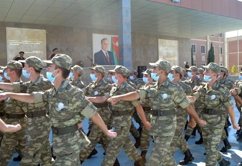 Солдаты азербайджанской армии принесли присягу