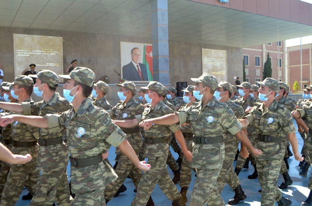 Солдаты азербайджанской армии принесли присягу