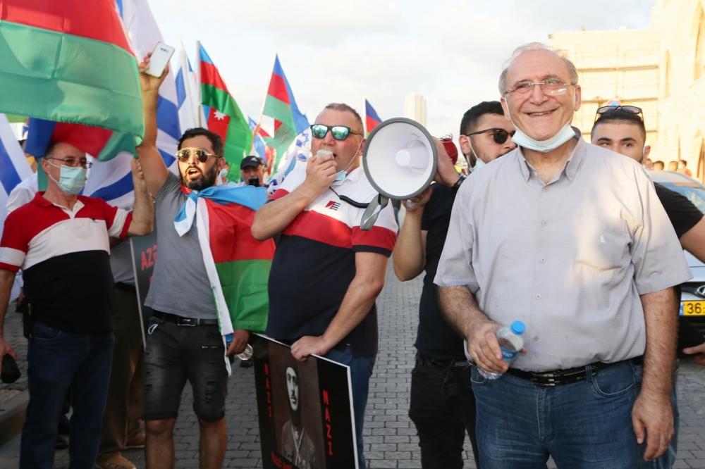 В Израиле прошел марш-митинг в поддержку азербайджанской армии