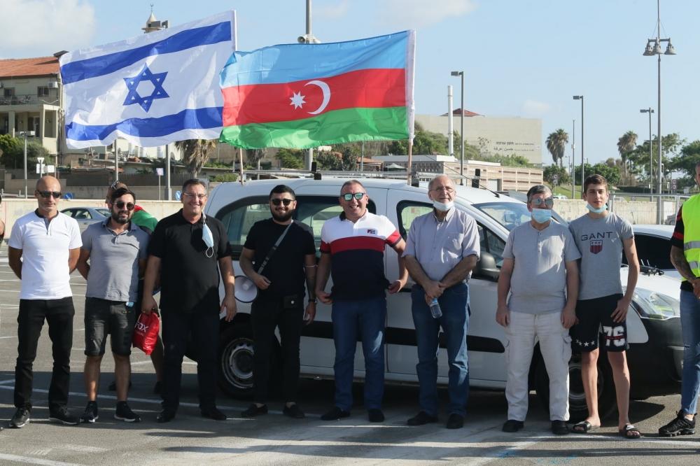 В Израиле прошел марш-митинг в поддержку азербайджанской армии