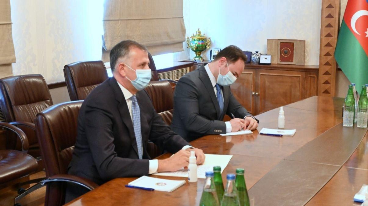Глава МИД Азербайджана принял грузинского посла