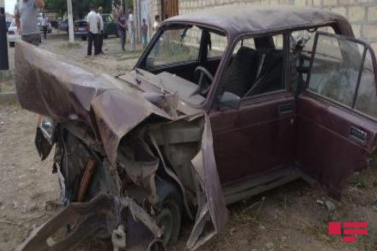 В Барде перевернулся автомобиль, есть пострадавший