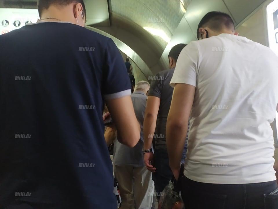 Бакинское метро после возобновления работы