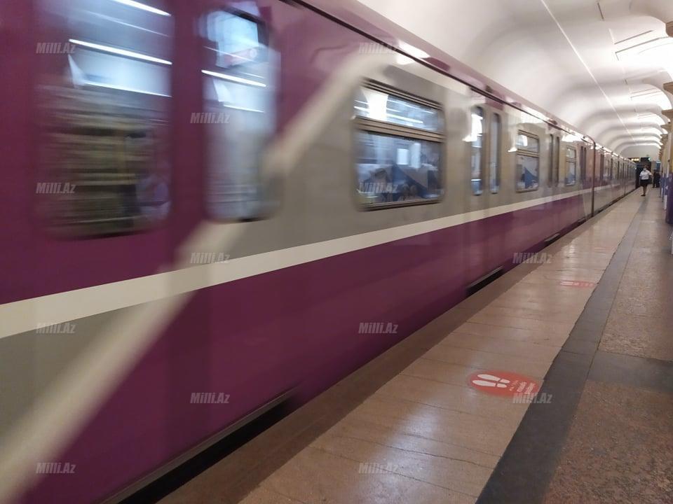 Бакинское метро после возобновления работы