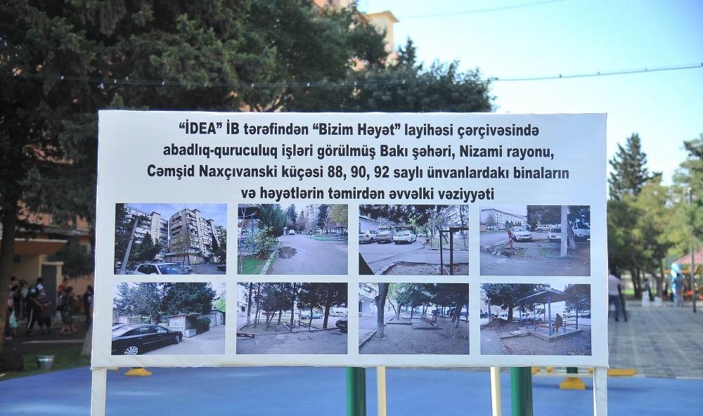 В рамках проекта «Наш двор» в Баку благоустроен очередной двор