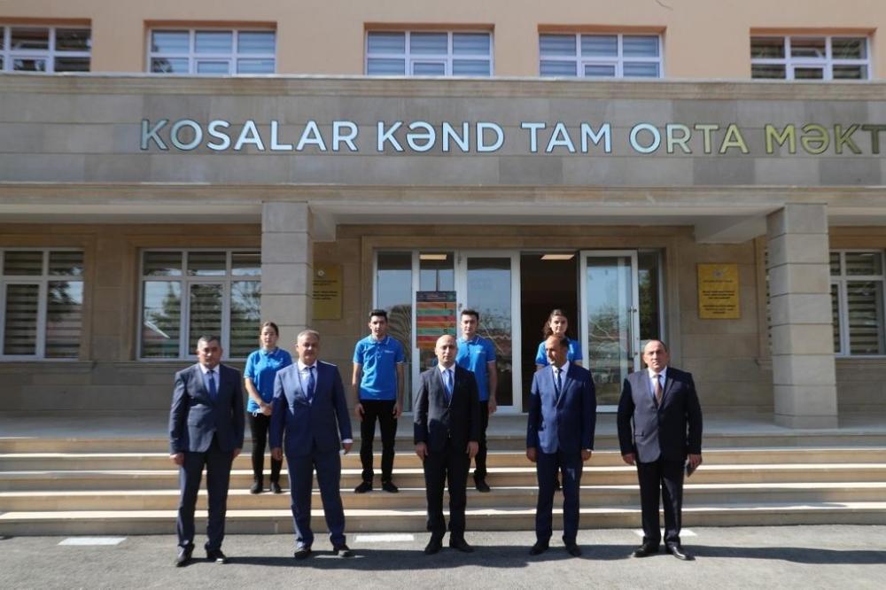 В Товузском, Газахском, Сальянском и Нефтчалинском районах состоялось открытие учебных заведений, построенных и отремонтированных Фондом Гейдара Алиева
