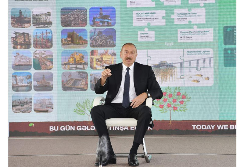 Prezident İlham Əliyev: İşğal edilmiş torpaqlara haradansa insan gətirib qanunsuz məskunlaşdırmaq cinayətdir
