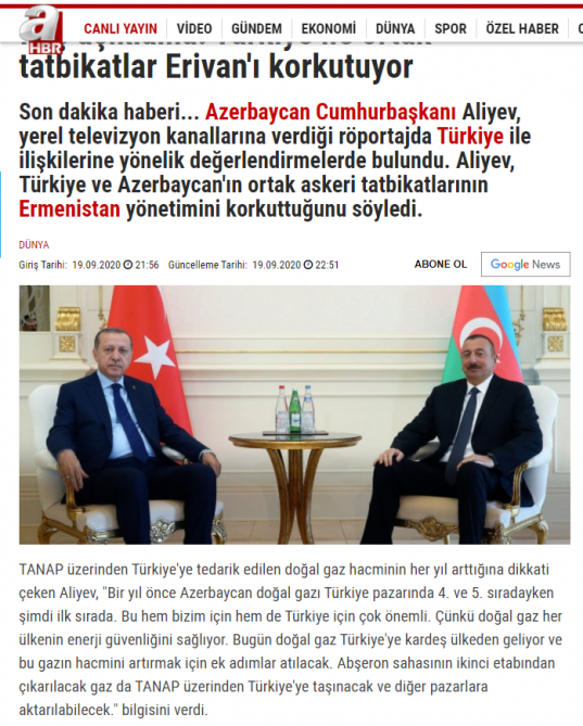 Зарубежные СМИ широко осветили интервью Президента Ильхама Алиева местным телеканалам