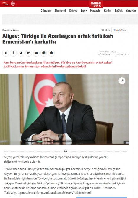 Зарубежные СМИ широко осветили интервью Президента Ильхама Алиева местным телеканалам