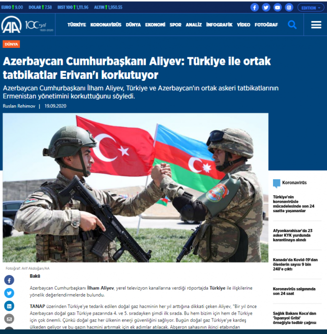 Зарубежные СМИ широко осветили интервью Президента Ильхама Алиева местным телеканалам