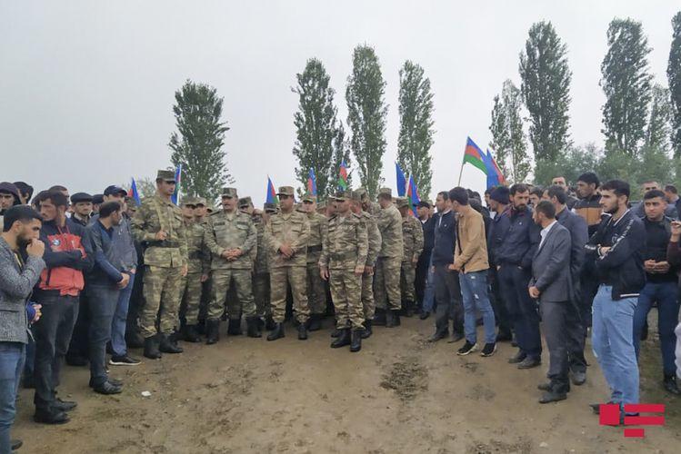 В Товузе похоронили азербайджанского шехида