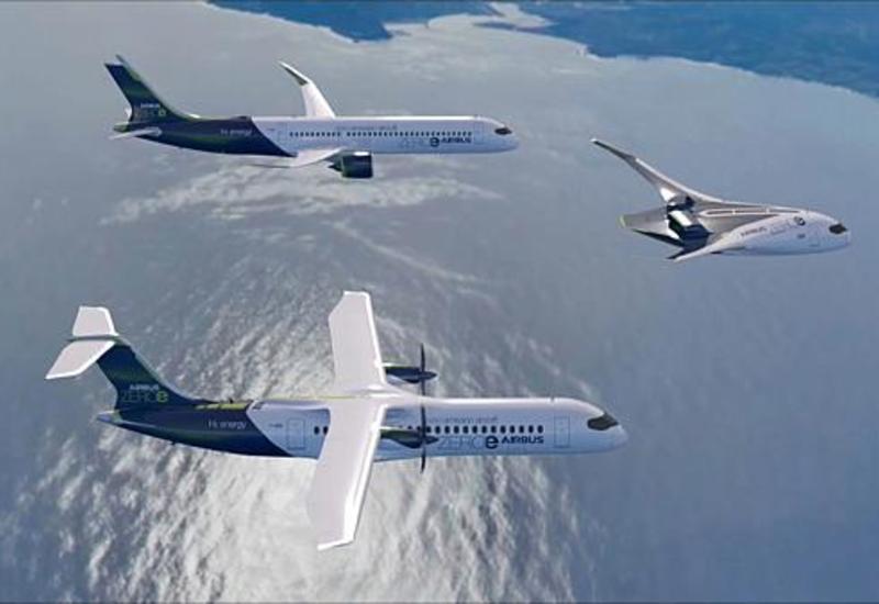 Airbus представила три прототипа "чистых" самолетов