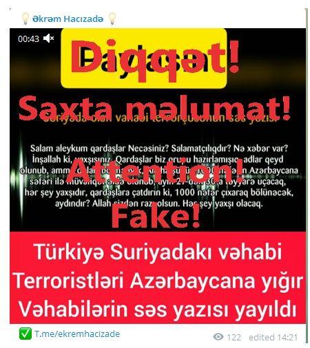 Ermənilər Azərbaycana qarşı təxribatları davam etdirir: Saxta paylaşımlarla Türkiyə-Azərbaycan əlaqələrinə "çamur atılır"