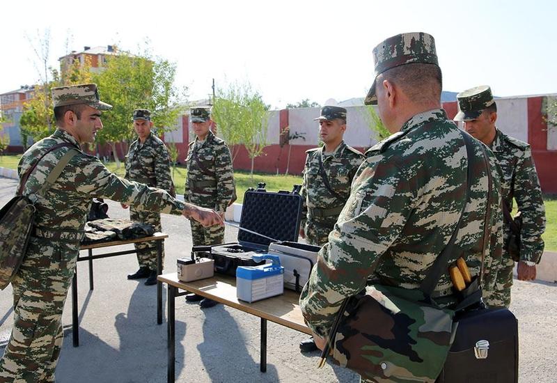 В Отдельной общевойсковой армии Нахчывана прошло соревнование за звание "Лучшее внештатное химическое отделение