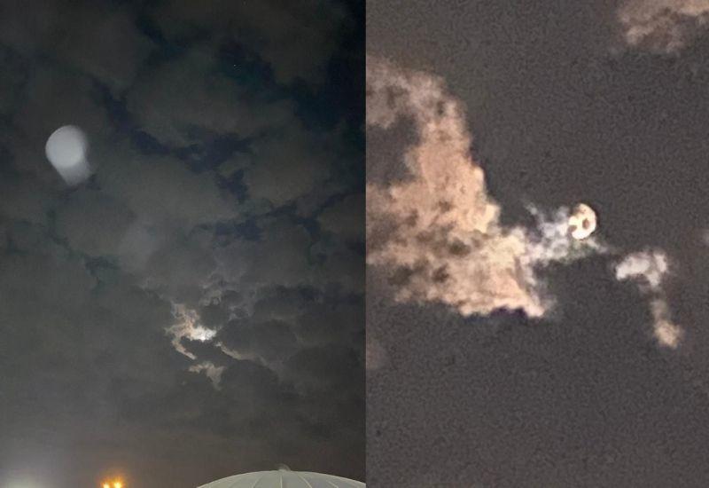 Необычное свечение в небе над Баку
