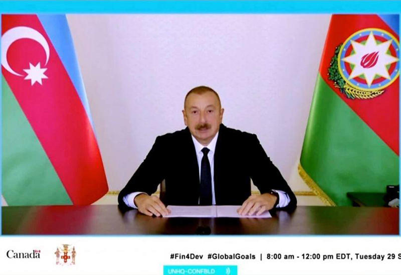Президент Ильхам Алиев: Азербайджан – одна из немногих стран, которая дважды добровольно представила в ООН национальный отчет