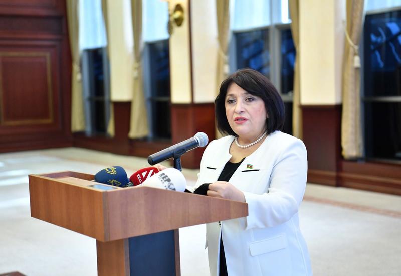 Сахиба Гафарова провела брифинг