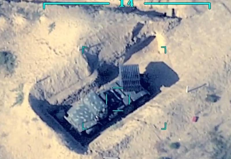 Опубликованы кадры уничтожения военной техники армян