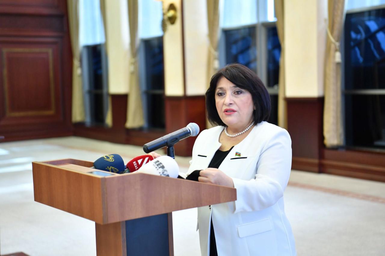 Сахиба Гафарова провела брифинг