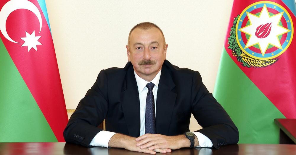 Президент Ильхам Алиев выступил с обращением к азербайджанскому народу