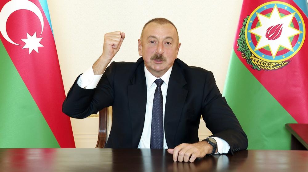 Президент Ильхам Алиев выступил с обращением к азербайджанскому народу