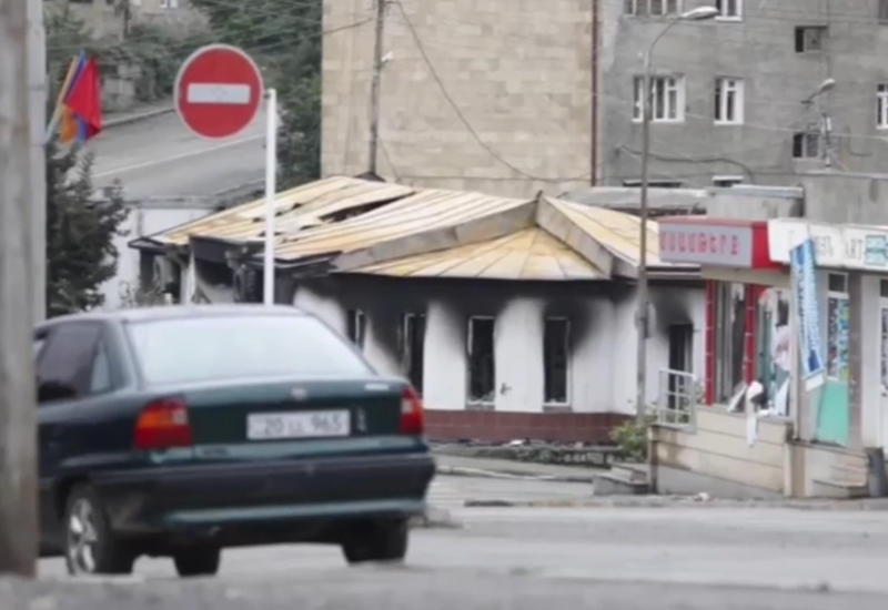 Армяне опустошили оккупированный Ханкенди