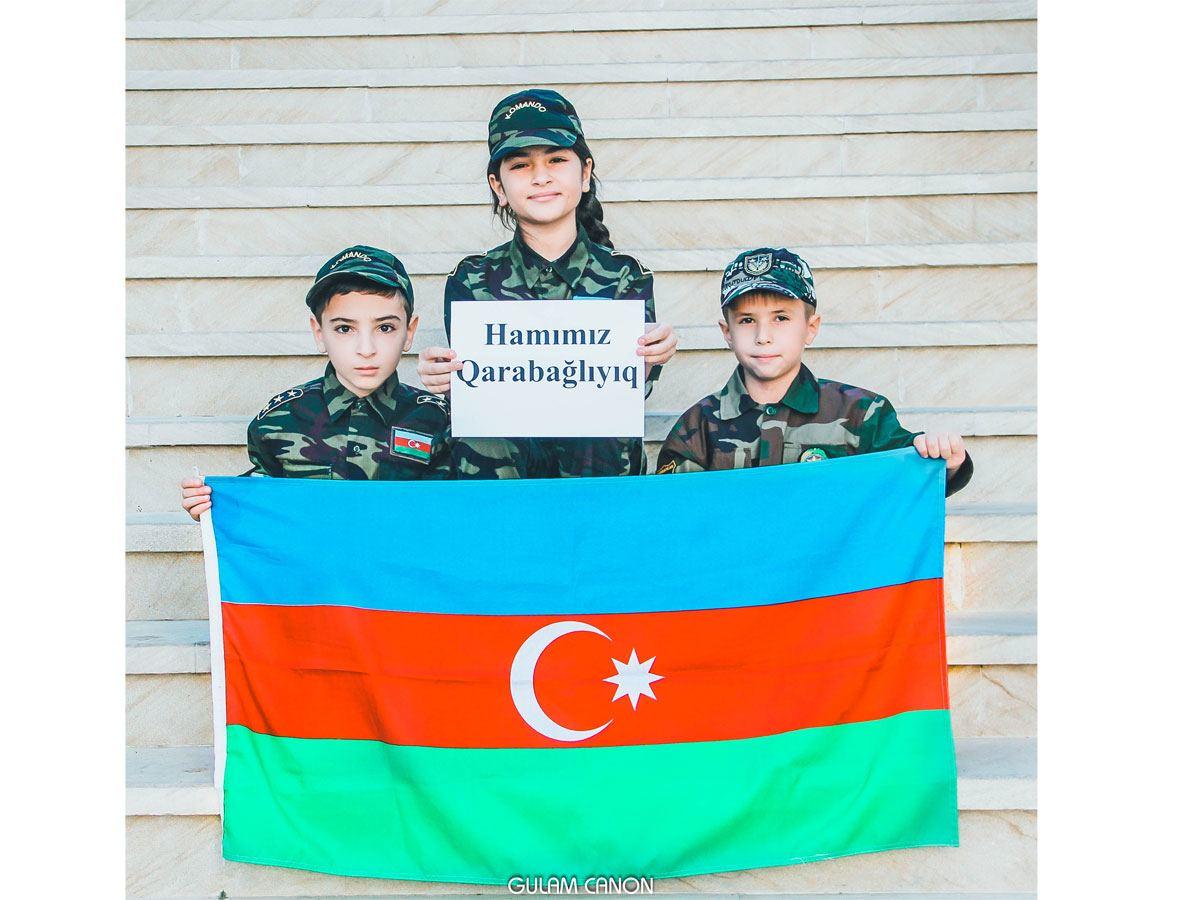 Представлен фотопроект, посвященный поддержке армии Азербайджана