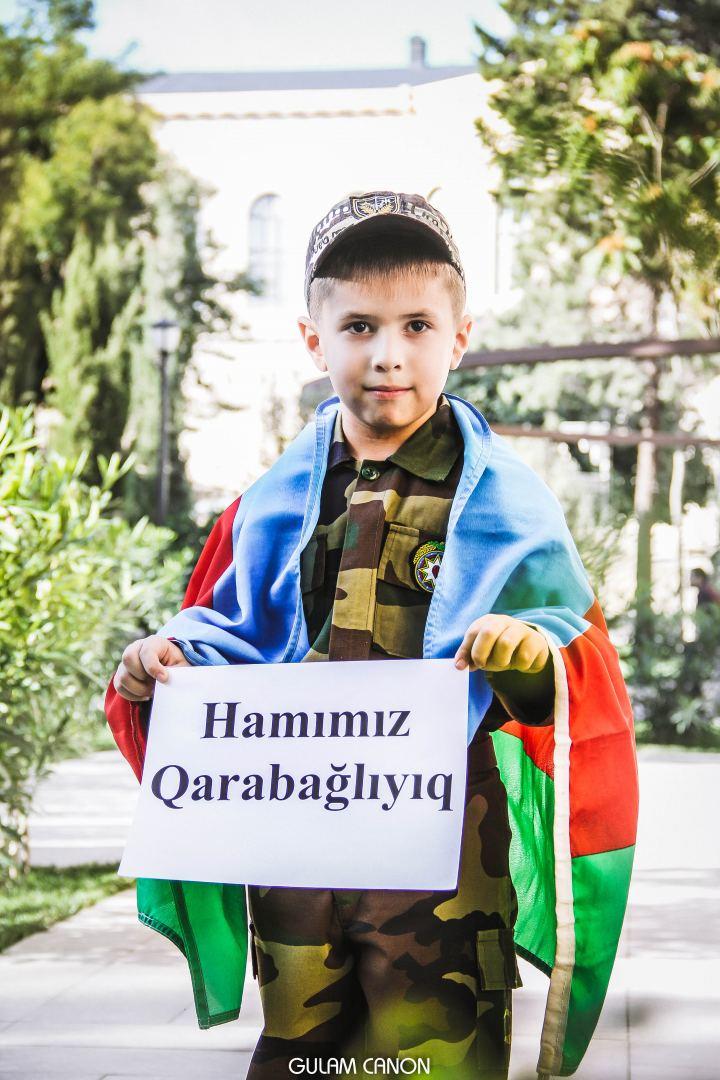 Представлен фотопроект, посвященный поддержке армии Азербайджана