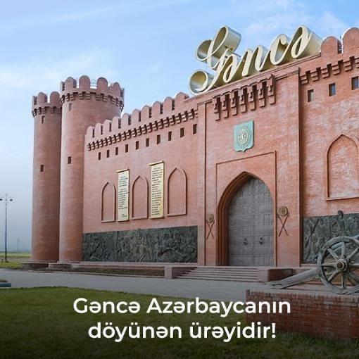 Birinci vitse-prezident Mehriban Əliyeva: Gəncə Azərbaycanın döyünən ürəyidir və heç kəs heç vaxt onun sakinlərinin məğrur ruhunu sındıra bilməz!