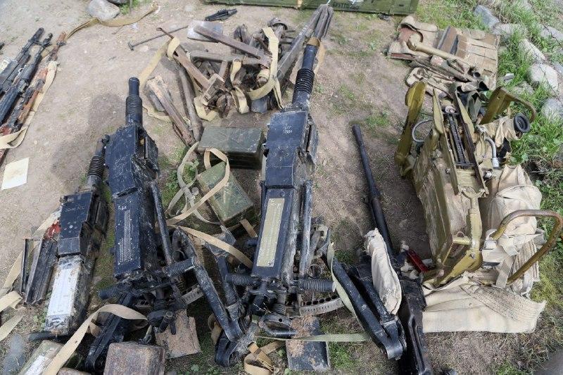 Армянское оружие, захваченное в Физули