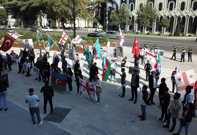 В Грузии прошла акция протеста против армянского фашизма