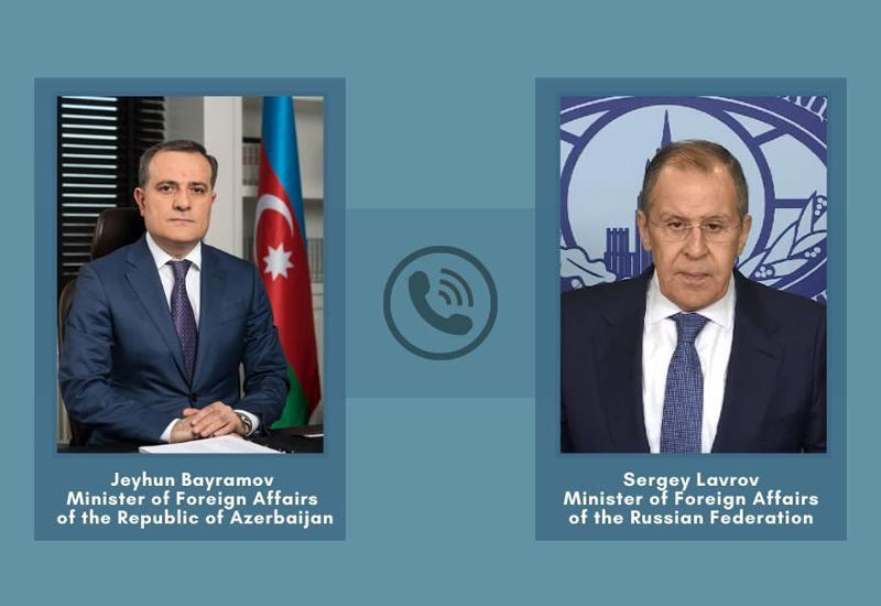 Azərbaycan və Rusiya XİN rəhbərləri arasında telefon danışığı olub