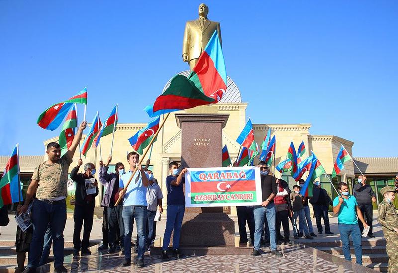 Жители Физулинского района радуются освобождению новых территорий