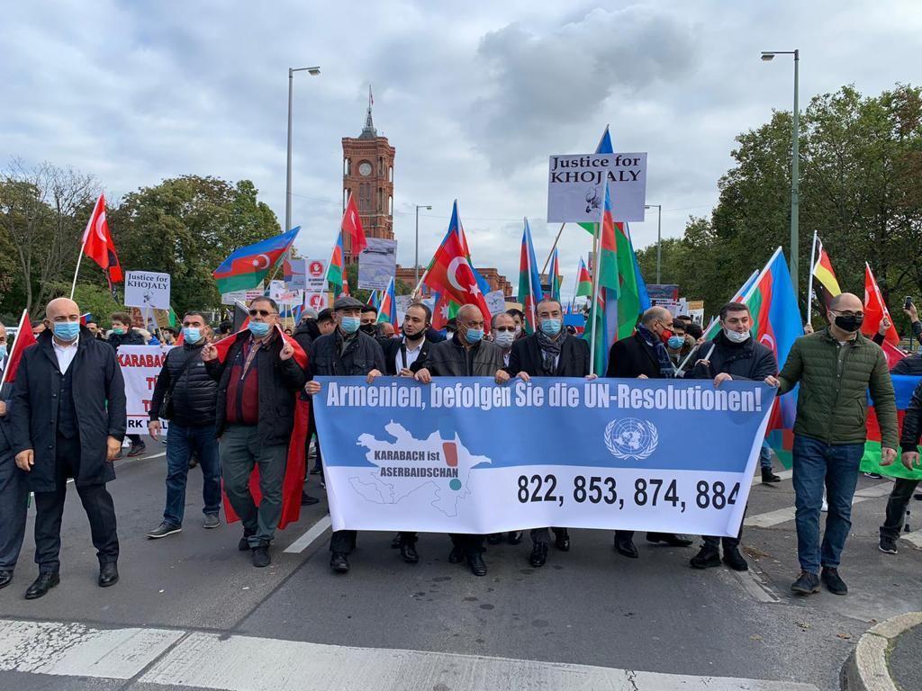 В Германии прошла акция против армянского фашизма