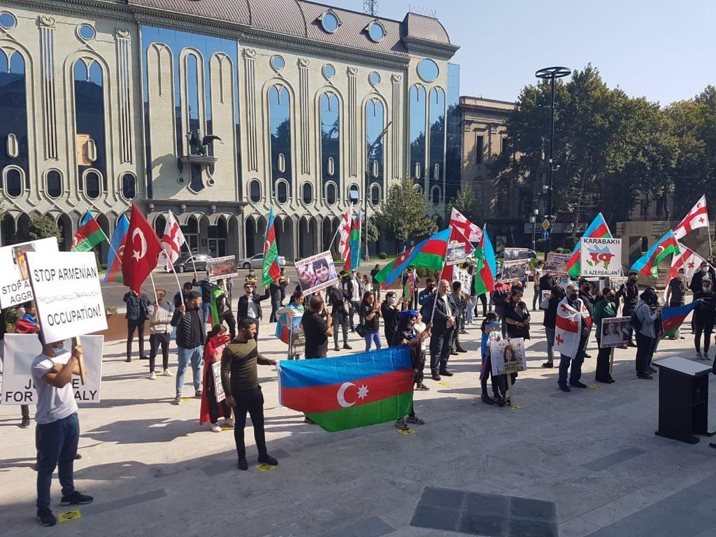 В Грузии прошла акция протеста против армянского фашизма