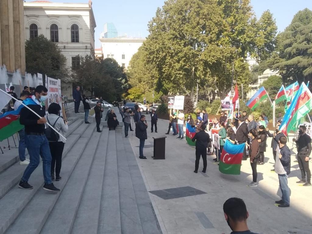 В Грузии прошла акция протеста против армянского фашизма